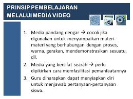 Kita dapat membuat sekurangnya 5 pertanyaan sebelum membuat suatu perencanaan pembelajaran. Pemanfaatan Media Video Pembelajaran Ppt Download