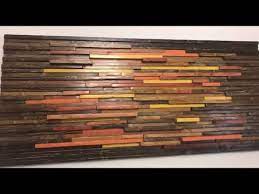 Skarpato Art Making Modern Colorful Wood Art New Design Reclaimed Wood Art Gradient Wall Art Youtube Reclaimed Wood Art Wood Art Wood