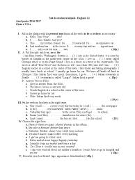 Interpretare test iniial limba englez. Teste De Evaluare Initiala Engleza L2 Cl Vii Viii Languages Language Arts Discipline