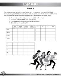 Penny dell magazine logic puzzles for the true logic problem fanatic. Logic Grid Puzzle For Kids Woo Jr Kids Activities Children S Publishing