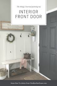 If you found painting your front door a bold hue to be a thrilling step outside of your comfort zone, then, why not continue the streak inside. Tips To Painting An Interior Door The Blue Hue House