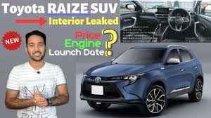 Get all the details on toyota raize including launch date toyota raize. Toyota Raize Suv Interior Leaked Price In India Engine Dimensions Brezza Petrol Venue Rival Youtube
