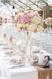 | artificial peony pink flowers gold buckets wedding party set of 9 centerpieces. Romantic And Lush White And Blush Pink Flower Centerpieces Using Hydrangeas R Wedding Decorations Gold Pink Pink Flower Centerpieces Wedding Flowers Red Roses