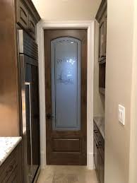 Etched Glass Pantry Door Glass Pantry Door Kitchen Pantry Doors Rustic Pantry Door