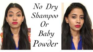 But according to hairstylist teddi cranford, who regularly picks up a can of the transformative for fine hair, aerosol dry shampoos are a great way to plump and thicken. How To Refresh Greasy Hair In 5 Mins Without Dry Shampoo Baby Powder Youtube