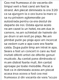Prin spatele curții bunicii mele trece gârla. RezolvaÈ›i O Compunere Cu Titlul O Intamplare Din Vacanta De Vara In Care Sa Fie Subliniat PÄƒrÈ›ile De Brainly Ro