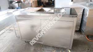 Brand name:xyj material:stainless steel certification:ce / eu,fda,eec,lfgb,sgs,ciq. Kitchen Set Stainless Rumah Minimalis Bekasi Free Konsultasi Revon