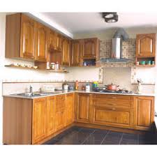 plywood l shaped modular kitchen, rs