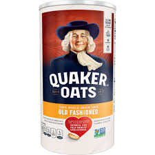 Quaker 100 Whole Grain Old Fashioned Rolled Oats Canister 18oz Oats Quaker Old Fashioned Oatmeal Quaker Oatmeal