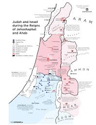 But judah's escape from imperial domination would be brief. Map Of Israel And Judah During The Reign Of Jehoshaphat And Ahab Biblemaps Map Bible Jehoshaphat Kings Bible Timeline Bible Mapping Kings Of Israel
