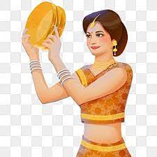 Karwa Chauth Kartika Indian Woman Festival Elements Karwa Chauth Kartika Moon Png Transparent Clipart Image And Psd File For Free Download Indian Women Clipart Images Festival