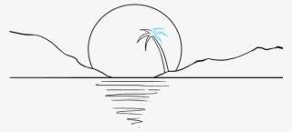 How to draw a sunset. Drawing Sunset Sun Set Drawing Simple Sun Set Png Image Transparent Png Free Download On Seekpng