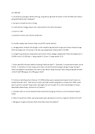 Rumus elastisitas permintaan dan elastisitas penawaran + contoh soal. Doc Soal Tugas Ekomik Galih Santoso Academia Edu