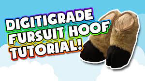 FURSUIT DIGI FOOT HOOF TUTORIAL 🦌 - YouTube