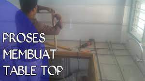 Anda bisa mengubah atau mengganti nama default ini sesuai. Proses Membuat Table Top Meja Dapur Youtube