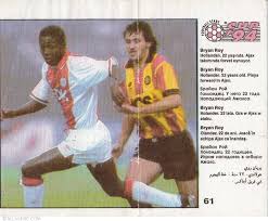 Bryan fury is giving us a ridiculous undead cyborg of a man who wants to smash your jaw off as he laughs maniacally. 61 Bryan Roy 1 70 Serie Cup 94 Football Stars Chewing Gum Insert 19743