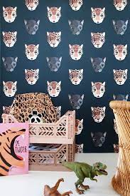 panthera behang donker kinderen behang jongens behang kinderkamer behang