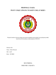 Judul program nupi (nugget jantung pisang) b. Proposal Usaha Piget Cokju Pisang Nugget Coklat Keju