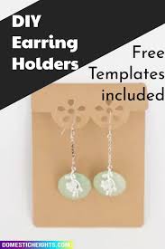 Download 5 Free Earring Card Template Svgs