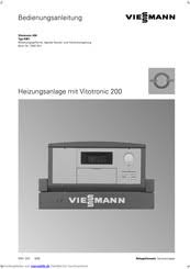 Viessmann Vitotronic 200 Typ Kw1 Bedienungsanleitung Pdf Herunterladen Manualslib