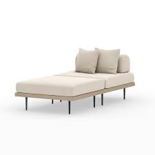 Modern accent chairs and armchairs. Yves Armless Chair Ottoman Burke Decor