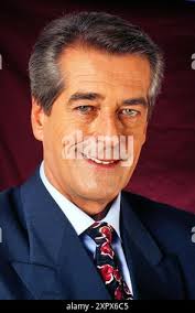 Jan Fromm, Nachrichtenmoderator Beim Privatsender Pro7 Deutschland 1990er  Jahre Stockfotografie