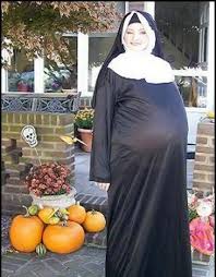 I'm just seeing less and less of her. A Pregnant Nun