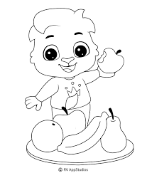 Download and print these free coloring pages. Fruit Basket Coloring Pages For Kids