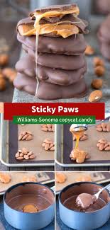 The base for the recipe is chex cereal and the glue holding all the ingredients together are melted white chocolate almond bark or you can also use white chocolate chips. Sticky Paws Williams Sonoma Copycat The First Year Candy Recipes Christmas Candy Recipes Desserts