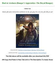 The ranger's apprentice series by john flanagan has truly made its mark on young readers. Read Book Duel At Araluen Ranger S Apprentice The Royal Ranger Pre Order Flip Ebook Pages 1 3 Anyflip Anyflip