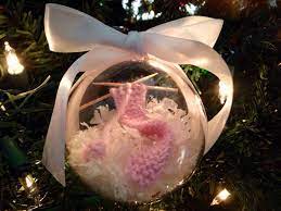 25 Adorable Affordable Baby Shower Favors You Can Make Yourself Christmas Ornaments Baby Shower Ornament Favors Baby Shower Favors Diy Baby Shower Favors