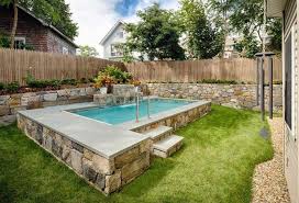 We sell small fiberglass pools as pool kits (pool shell + pool equipment) and pool shells. 20 Amazing Small Backyard With Small Above Ground Pool Ideas Moetoe In 2020 Small Pool Design Small Backyard Pools Small Backyard Design