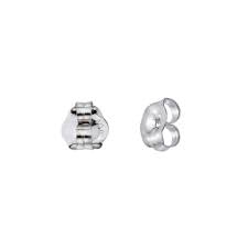Star design rhinestone detail gold earring set. 14k White Gold Replacement Earring Backs 1 Pair Walmart Com Walmart Com
