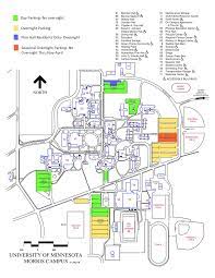 University Of Minnesota Campus Map Parking Map | University Of Minnesota, Morris