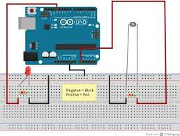 Arduino Sensor Light With And Led Arduino Sensors Arduino Light Sensor