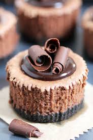 Chocolate Mini Cheesecake With Oreo Crust Sweet Spicy Kitchen Mini Cheesecake Recipes Oreo Crust Cheesecake Mini Chocolate Cheesecake