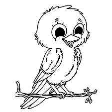 Birds Coloring Page With Few Details For Kids From The Gallery Birds In 2020 Bird Coloring Pages Puppy Coloring Pages Cool Coloring Pages