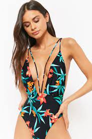 Product Name Strappy Floral One Piece Swimsuit Category Swimwear One Piece Price 24 9 Set Di Bikini Moda Costumi Da Bagno Idee Di Moda