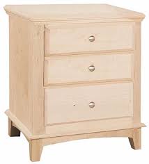 Get ashley furniture's realyn two tone 3 drawer nightstand with easy payment options from coleman furniture. Hampshire 3 Drawer Nightstand Wc 1w0103 Unfinished Furniture Outlet