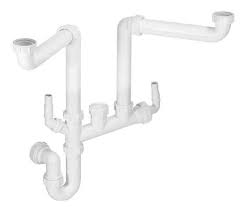 In this video we show you how to install dual kitchen sink drain plumbing pipes under kitchen sinks. Mcalpine Ssk2 Spacesaver Kitchen Sink Waste Kit Ssk2