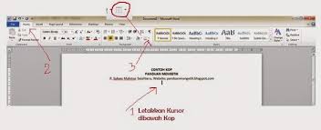 Panduan Mengetik Cara Membuat Garis Di Bawah Kalimat Pada Microsoft Word 2010