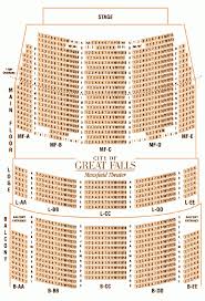 Capacity Seat Map City Of Great Falls Montana