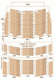 Capacity Seat Map City Of Great Falls Montana