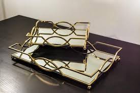 Vanity Trays Perfume Tray Makeup Tray Cupcake Tray Gold Etsy Makeup Tray Perfume Tray Bathroom Vanity Tray