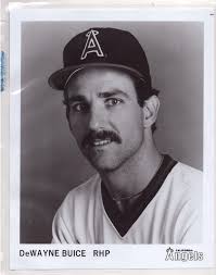 DEWAYNE BUICE GENUINE ORIGINAL 1988 CALIFORNIA ANGELS TEAM ISSUE 8x10  ANAHEIM