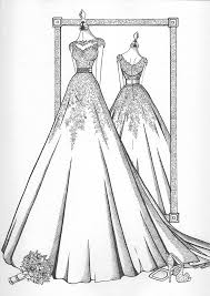 Mirror View Sketch Wedding Dress Ink Wedding Dress Drawings Wedding Dress Illustrations Dress Design Sketches Bridal illustrations of your wedding gown is the best way to save good memories for a long time.