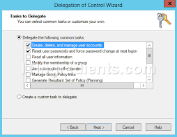 How To Delegate Control In Active Directory Users And Computers