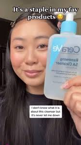 Transform your skin with CeraVe SA Smoothing Cleanser! This gentle yet  effective cleanser exfoliates, softens, and smooths rough, bumpy skin.  Perfect for achieving a clear, radiant complexion. Add it ...