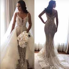 Du bist auf der suche nach dem idealen brautkleid? Grosshandel 2019 Sexy Illusion Mermaid Brautkleider Mit Abnehmbarer Schleppe Spitzeapplique Backless Brautkleid Robe De Mariee Von Dressesgirl 191 26 Auf De Dhgate Com Dhgate