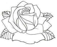A stunning rose design that can fit easily behind the ear. Rose Outline Rose Tattoo Tattoos Rose Tattoos Tattoo And Jpg Clipartix